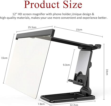 Amplificador de pantalla para teléfonos