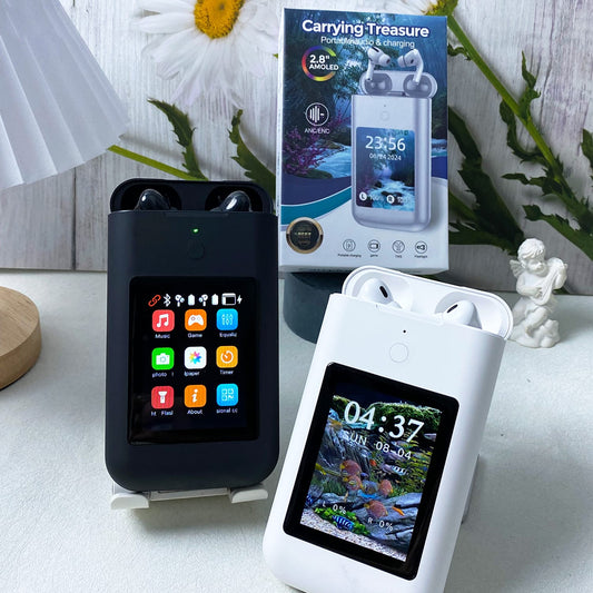 Audifono powerbank 8000 real con pantalla táctil